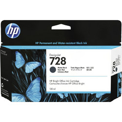 HP 728 Matte Black Μελάνι Εκτυπωτή Inkjet 130ml