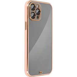 ΘΗΚΗ ΣΙΛΙΚΟΝΗΣ FORCELL LUX ΓΙΑ IPHONE 14 PRO MAX - ΡΟΖ