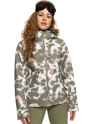 Roxy Snow Γυναικείο Μπουφάν Χειμωνιάτικο Μακρύ ERJTJ03361-TPC2