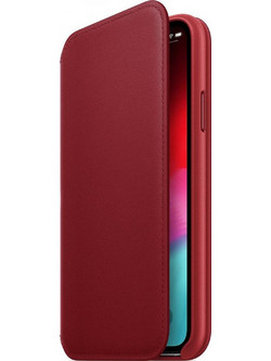 Apple Leather Folio Book Red (iPhone XS/X)