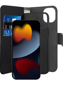 Puro Bookstyle Case Black (iPhone 13 mini)