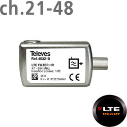 Televes 403210 ΦΙΛΤΡΟ LTE 5G (ch.21-48) TV