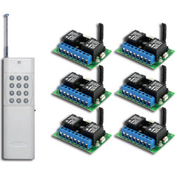 2CH 2000m/1-6 Distributed Wireless Remote-Receiver System/4 Control Modes