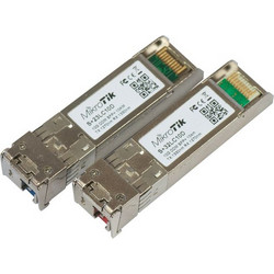 MikroTik S+2332LC10D, pair of SFP+ (10Gbit) modules, 10km, for single optical cable