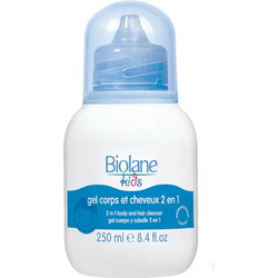 Biolane(R) Παιδικό Σαμπουάν και Αφρόλουτρο 2 σε 1 Χωρίς Σαπούνι 250ml