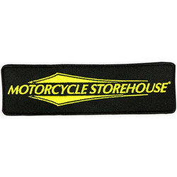 Ραφτό σήμα MCS μαύρο | Motorcycle Storehouse, logo patch. Black