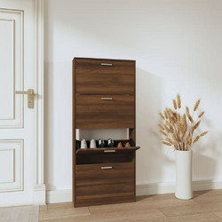 vidaXL Παπουτσοθήκη Ξύλινη 59x17x150cm 342525