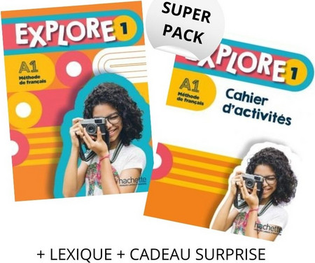 EXPLORE 1 SUPER PACK (LIVRE + CAHIER + LEXIQUE + CADEAU SURPRISE)