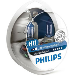Philips H11 Diamond Vision Αλογόνου 12V 55W 2τμχ