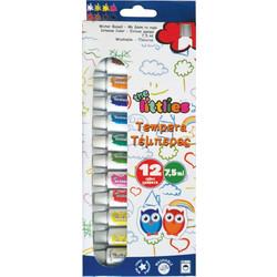 Τέμπερες 7.5ml 12 Χρώματα The littlies