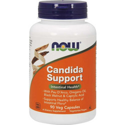 Now Foods Candida Support Πεπτικό Βοήθημα 90 Κάψουλες