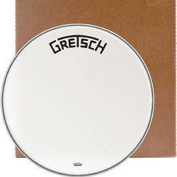Gretsch Ambassador Coated White Bass with Broadkaster Logo - 26"