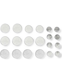 Nedis 2x CR1620 / 2x CR2016 / 4x CR2025 / 4x CR2032 / 2x LR43 / 4x LR44 / 2x LR54 20τμχ