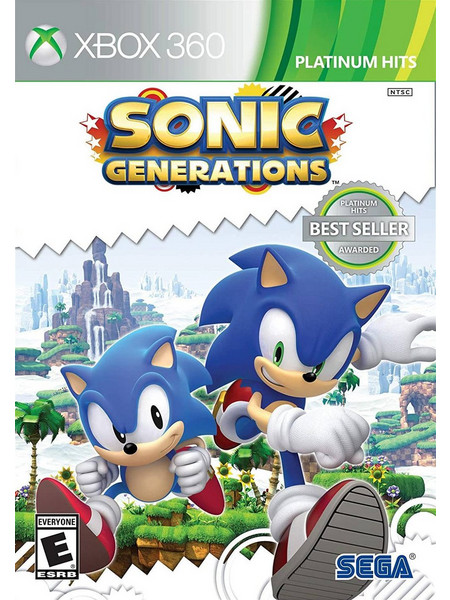 Sonic Generations Platinum Hits Xbox 360
