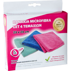 Πανάκια Microfibra Σετ 4 Τεμάχια Viosarp (13860)