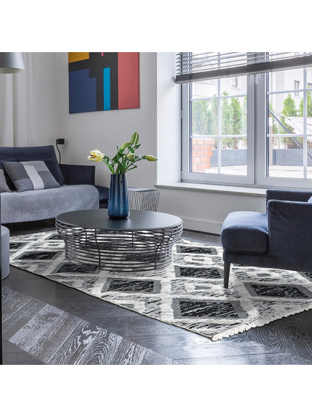 Beauty Home Morocotton Χαλί Ορθογώνιο Καλοκαιρινό Βαμβακερό 150x220cm 9240
