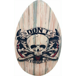 Summertiempo Ξύλινη Σανίδα Skimboard 76x45cm Κωδικός: 622163- S4