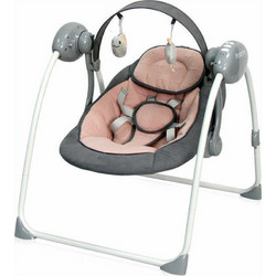 Lorelli Portofino 2 in 1 Relax Μωρού Κούνια με Μουσική έως 9kg Cameo Rose Stars