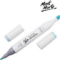 Mont Marte Art Marker Dual Tip B6 Mint Blue No143 - Μαρκαδόρος Ζωγραφικής No 143 MGRD0030_01