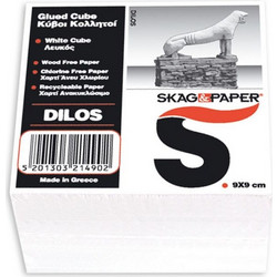 Κύβος Skag Dilos Κολλητά Φύλλα Λευκός
