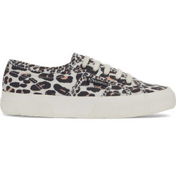 Superga 2750 Γυναικεία Sneakers Μαύρα Μπεζ S4121SW-AAD