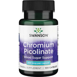 Swanson Chromium Picolinate 200mcg 100 Κάψουλες