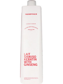 Trendy Hair Keratin & Ginseng Conditioner Κερατίνης για Επανόρθωση 1lt