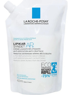 La Roche-Posay Lipikar Syndet AP+ Refill Κρεμώδες Αφρόλουτρο για Ευαίσθητο Δέρμα 400ml