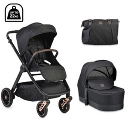 Cangaroo Macan Καρότσι Μωρού 2 σε 1 Black