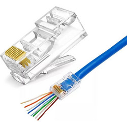 Φις δικτύου Pass Through Cat6 1 τεμάχιο 200200511 OEM