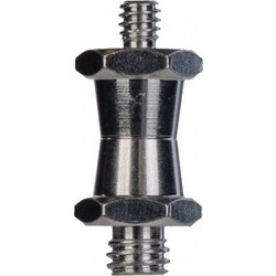 Quadralite Light Stand Bracket Adapter 3/8 inch to 1/4 inch Male to Male Screw