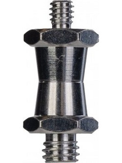 Quadralite Light Stand Bracket Adapter 3/8 inch to 1/4 inch Male to Male Screw