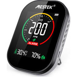 Mestek CO Meter Φορητός ανιχνευτής διαρροής μονοξειδίου του άνθρακα, θερμοκρασίας & υγρασίας