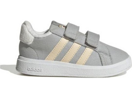 Adidas Grand Court Thumper CF Παιδικά Sneakers Γκρι IG0451