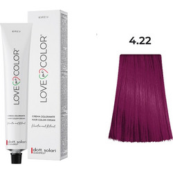 Dott. Solari Love Me Color 4.22 Καστανό Ιριζέ Έντονο Μόνιμη Βαφή Μαλλιών 100ml