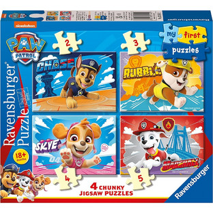 Παιδικό Puzzle Ravensburger Paw Patrol 2 + 3 + 4 + 5 Κομμάτια