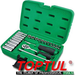 Toptul GCAI2403 Σετ 1/4 καστανια 24τεμ