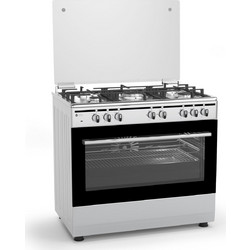 Thermogatz TGS 7301 IX . 04.401.095 Κουζίνα Ηλεκτρική 95lt με Εστίες Αερίου 90cm