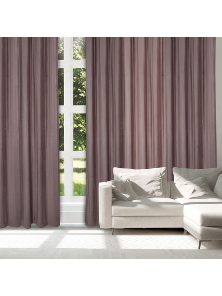 Das Home Κουρτίνα Συσκότισης Βελουτέ με Τρουκς 140x270 2228