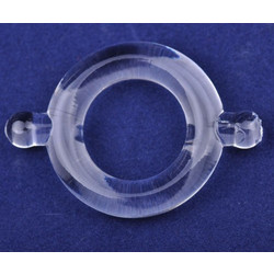 Fully Stretchable Cock Ring 2.2cm Ελαστικό Δαχτυλίδι Πέους Σιλικόνης 2.2cm Διαφανές