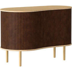 Μπουφές Audacious Faux Leather 5600C5600-6 100x50x67cm Oak-Brown Umage Ξύλο,Τεχνόδερμα