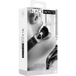 Ouch! Solid Ball Gag Black