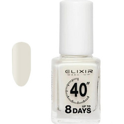 Elixir Up To 8 Days 004 Milky White Gloss Βερνίκι Νυχιών Μακράς Διαρκείας Quick Dry 13ml