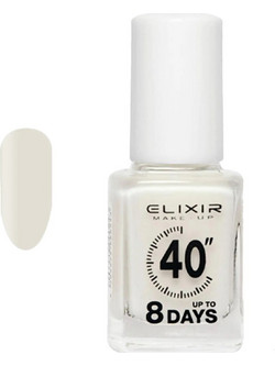 Elixir Up To 8 Days 004 Milky White Gloss Βερνίκι Νυχιών Μακράς Διαρκείας Quick Dry 13ml