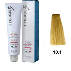 Faipa Three Color 10.1 Ξανθό Extra Ανοιχτό Σαντρέ Μόνιμη Βαφή Μαλλιών 120ml