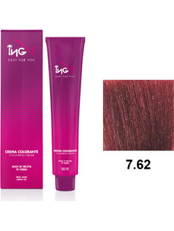 ING Colouring Cream 7.62 Ξανθό Κόκκινο Ιριζέ Μόνιμη Βαφή Μαλλιών 100ml