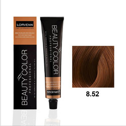 Lorvenn Beauty Color 8.52 Ξανθό Ανοιχτό Ακαζού Ιριζέ Μόνιμη Βαφή Μαλλιών 70ml