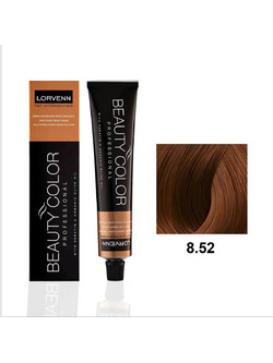 Lorvenn Beauty Color 8.52 Ξανθό Ανοιχτό Ακαζού Ιριζέ Μόνιμη Βαφή Μαλλιών 70ml