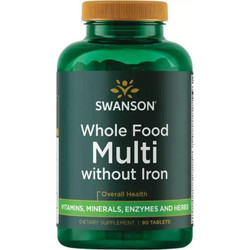Swanson Whole Food Multi without Iron 90 Ταμπλέτες