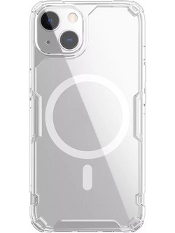 Nillkin Nature Pro MagSafe Back Cover Transparent / White (iPhone 14 Pro)